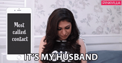 Woman Says It's My Husband Next to Cellphone