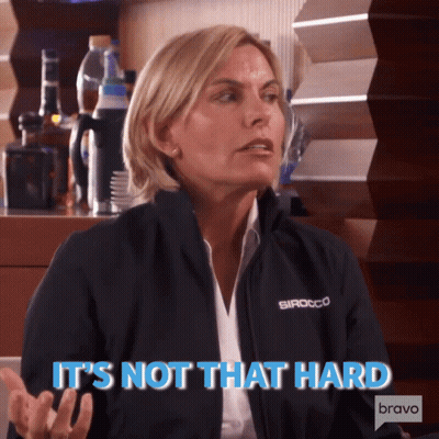 Woman Says It's Not That Hard In Sirocco Jacket GIF