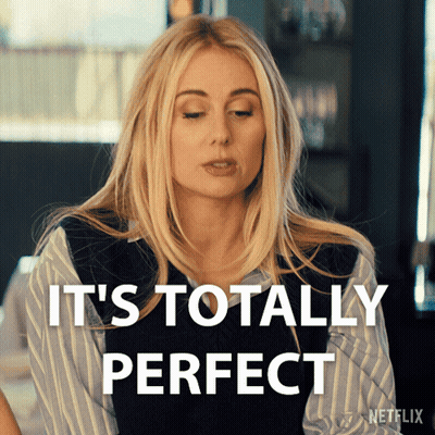 Woman Says It's Totally Perfect Netflix Ad GIF