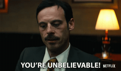Woman Says It Was Unbelievable In Crowded Room GIF