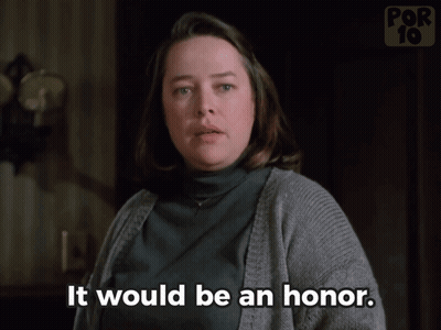 Woman Says It Would Be An Honor In Grey Sweater GIF