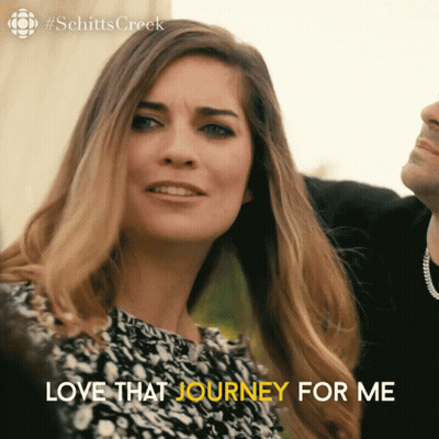 Woman Says Love That Journey For Me Man Watches GIF