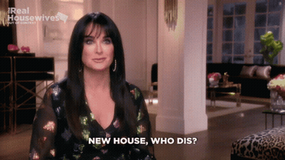 Woman Says New House Who Dis GIF