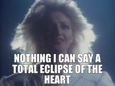 Woman Says Nothing I Can Say A Total Eclipse Of The Heart Wearing Headphones GIF