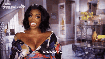 Woman Says Oh Okay Real Housewives Poster GIF