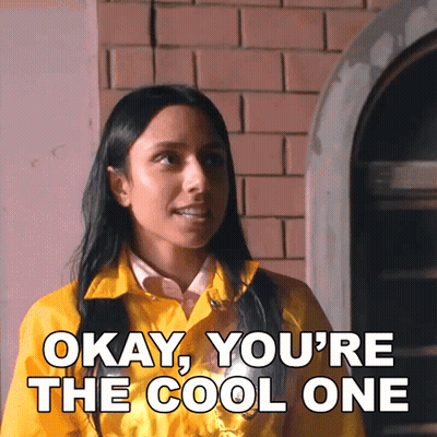 Woman Says Okay You're The Cool One GIF