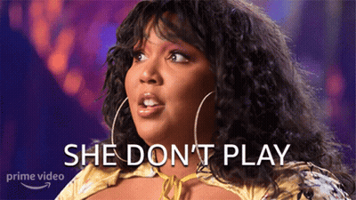 Woman Says She Doesn't Play In Front Of Prime Video Sign GIF