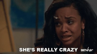 Woman Says She's Really Crazy On A Bet Her Ad GIF