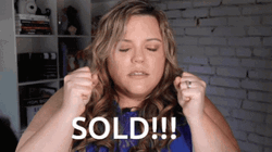 Woman Says Sold GIF