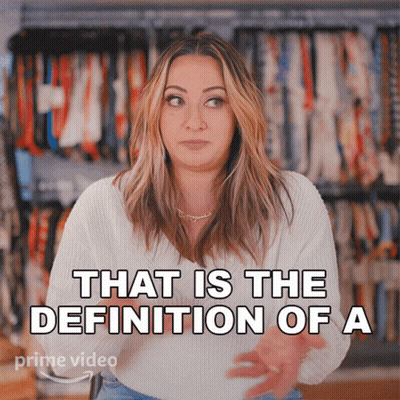 Woman Says That Is The Definition Of A GIF