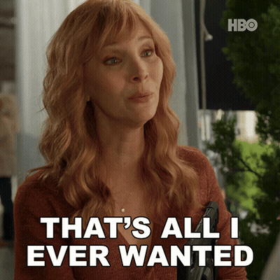 Woman Says That's All I Ever Wanted In HBO Ad GIF
