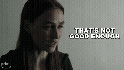 Woman Says That's Not Good Enough In Prime Ad GIF