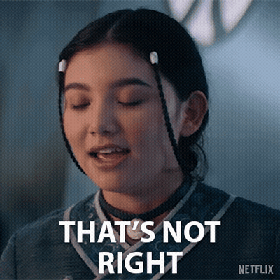 Woman Says That's Not Right Netflix Ad GIF