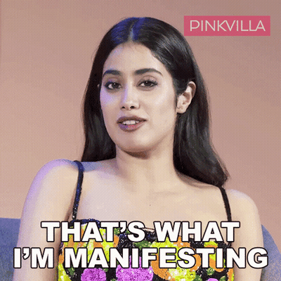 Woman Says That's What I'm Manifesting Pinkvilla Ad GIF