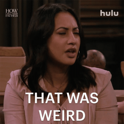 Woman Says That Was Weird In Hulu Ad GIF