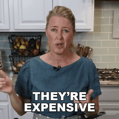 Woman Says They're Expensive In Kitchen GIF