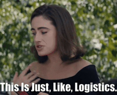 Woman Says This Is Just Like Logistics Holding Chest GIF