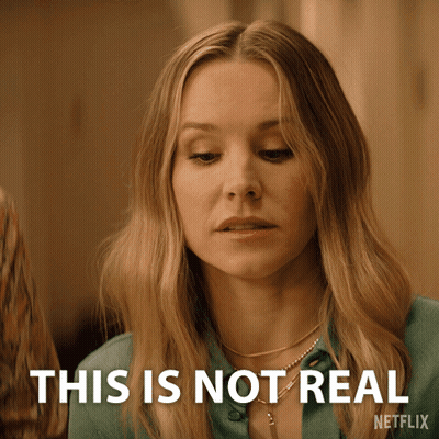 Woman Says This Is Not Real Netflix Ad GIF