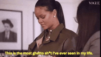 Woman Says This Is The Most Ghetto Shit I've Ever Seen GIF