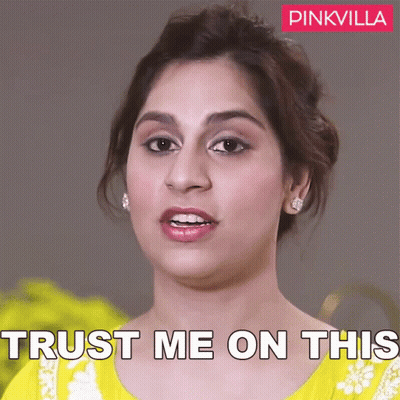 Woman Says Trust Me On This In Pinkvilla Ad GIF