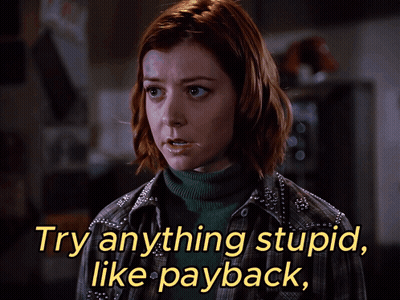 Woman Says Try Anything Stupid Like Payback GIF