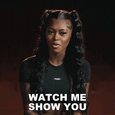Woman Says Watch Me Show You In Dark Room GIF