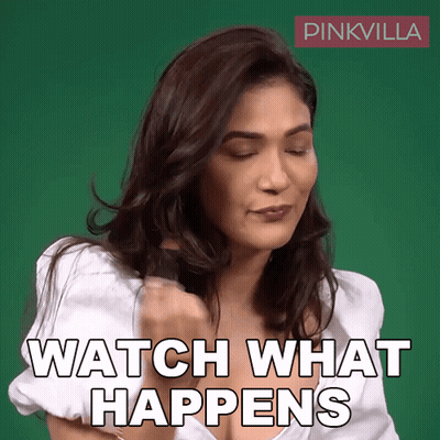 Woman Says Watch What Happens Pinkvilla Ad GIF