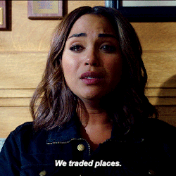 Woman Says We Traded Places GIF