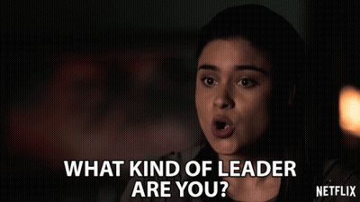 Woman Says What Kind Of Leader Are You Netflix Ad GIF