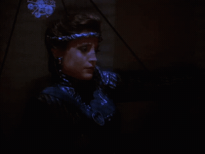 Woman Says Why Don't I Cut Your Throat In Dark Room GIF