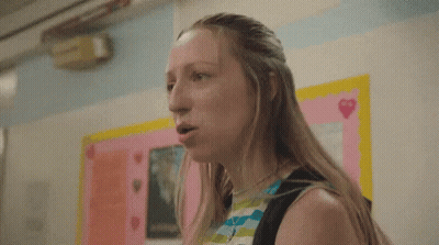 Woman Says You Are My Actual Rainbow Gel Pen In Classroom GIF