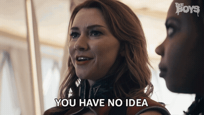 Woman Says You Have No Idea In Front Of Two Women GIF