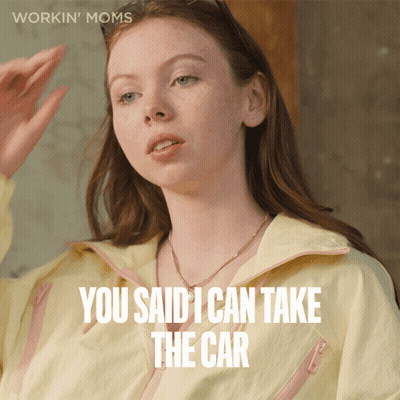 Woman Says You Said I Can Take Car GIF