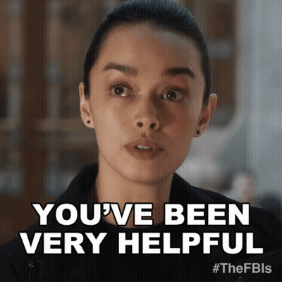 Woman Says You've Been Very Helpful GIF
