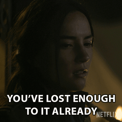 Woman Says You've Lost Enough To It Already GIF