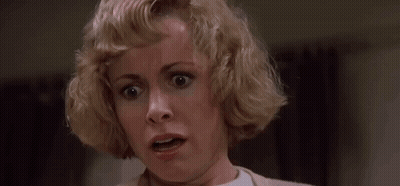 Woman Screaming Arms Outstretched GIF