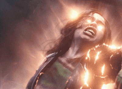 Woman Screaming Fire From Mouth GIF