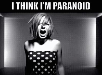 Woman Screaming I Think Im Paranoid GIF