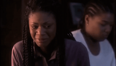 Woman Screaming In Dark Room GIF
