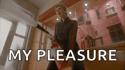 Woman Screaming In Front Of Lamp GIF