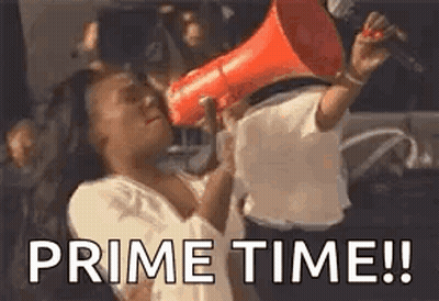 Woman Screaming Into Megaphone GIF