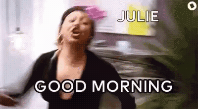 Woman Screaming Julie Good Morning GIF