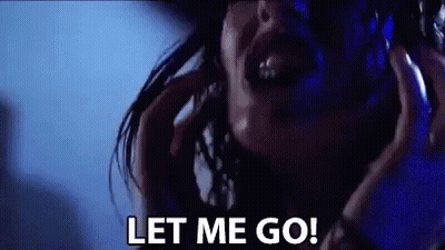 Woman Screaming Let Me Go GIF