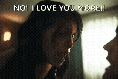 Woman Screaming No I Love You More GIF