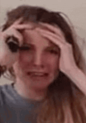 Woman Screaming Not Like This Happened GIF