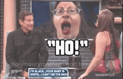 Woman Screaming On TV Show GIF