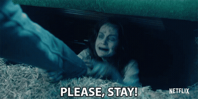 Woman Screaming Stay Netflix GIF