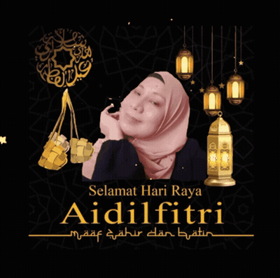 Woman Selamat Hari Raya Aidilfitri GIF