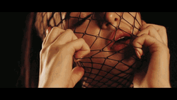 Woman Sensual Look In Music Video GIF