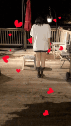 Woman Sexy Dance With Heart GIF